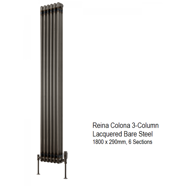 Colona 2-Column Radiator 1800 x 290, Laquered Colona 2-Column Radiator 1800 x 290, Laquered