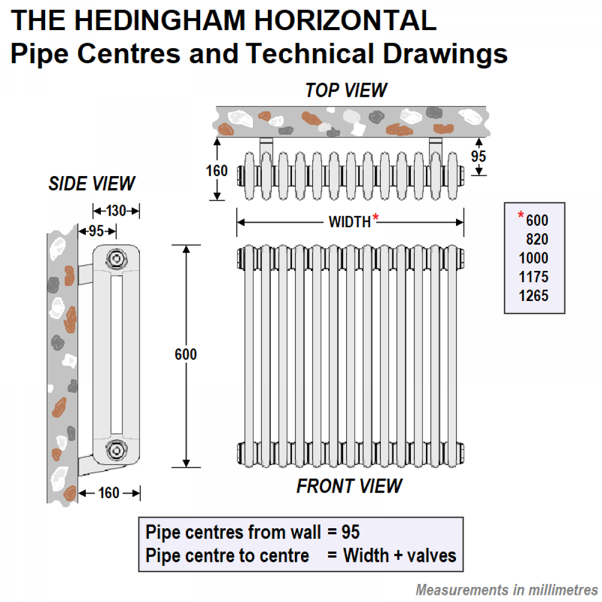 Hedingham Horizontal - 600 x 600