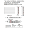 Beaufort Max Horizontal Radiator Type 22 - 366 x 1200