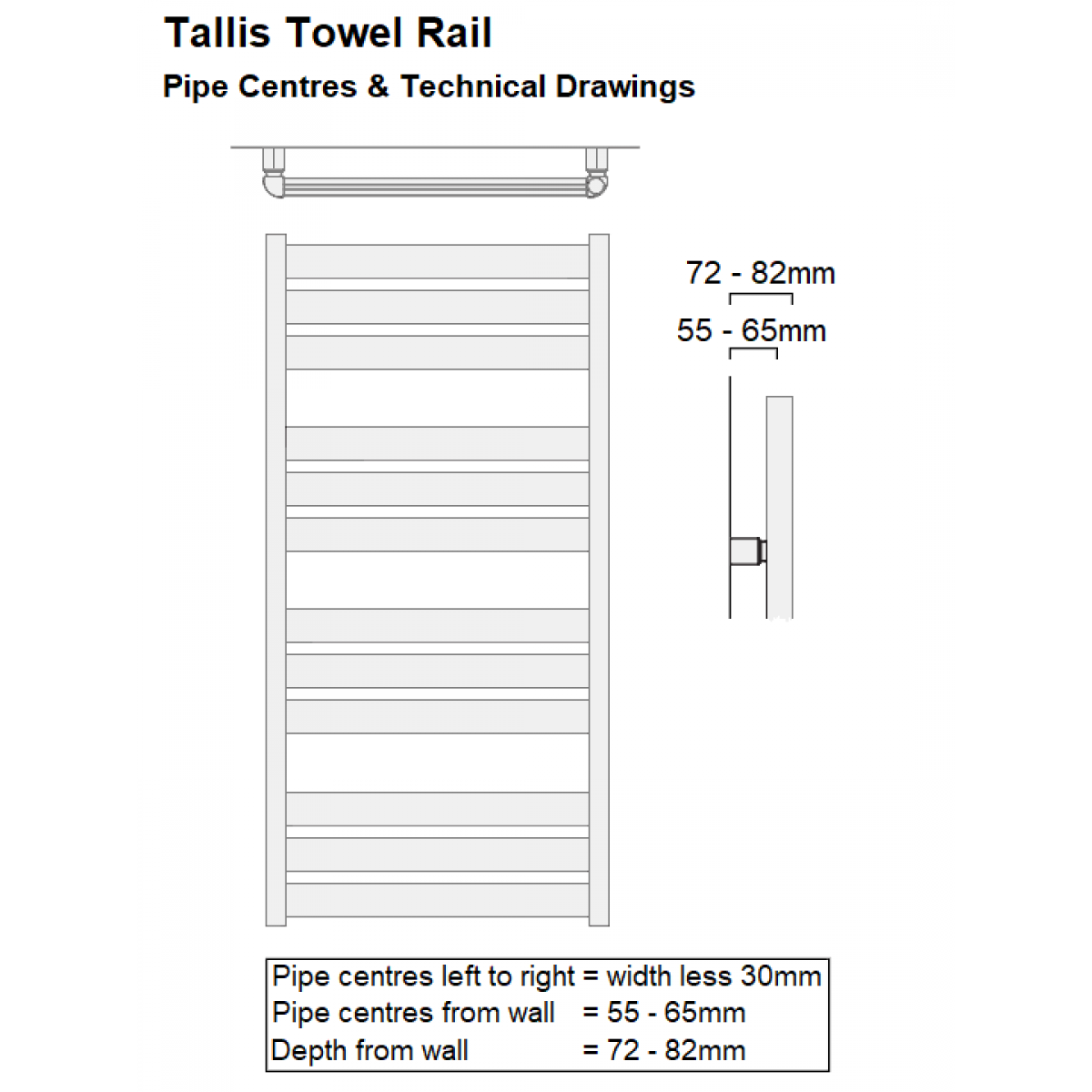Tallis Ladder Rail 780 x 500
