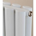 TRC Ellipsis Double Horizontal Column Radiator 600mm x 650mm 