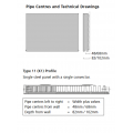 Faraday Single Flat Panel Type 11 (K1) 400 x 600