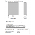 Faraday Type 21 (P+) Vertical Flat Panel Convector - 1800H x 600mm Faraday Type 21 (P+) Vertical Flat Panel Convector - 1800H x 600mm