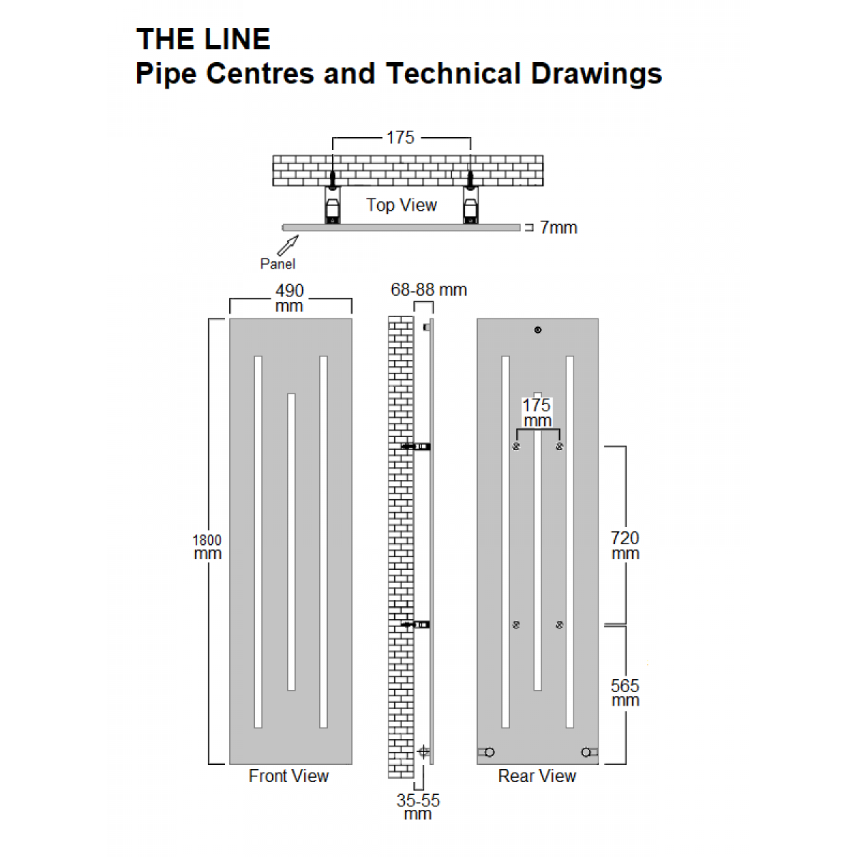 Line - 1800 x 490mm