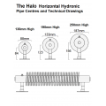 Halo Horizontal Hydronic - 130 x 2000 Halo Horizontal Hydronic - 130 x 2000