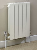 The Alprimo: Our Own Brand Flat-top Aluminium Radiator, 440H x 260mm (3 Sections) 