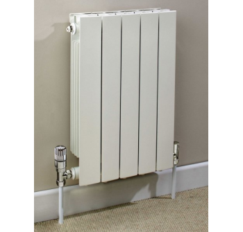The Alprimo: Our Own Brand Flat-top Aluminium Radiator, 590H x 260mm (3 Sections) 
