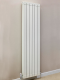 The Alprimo: Our Own Brand Flat-top Aluminium Radiator, 1046H x 260mm (3 Sections)