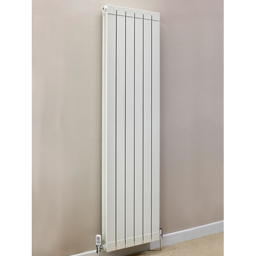 The Alprimo: Our Own Brand Flat-top Aluminium Radiator, 1046H x 260mm (3 Sections) - The Alprimo Vertical