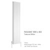 Ragano Vertical Aluminium Radiator 1800 x 404