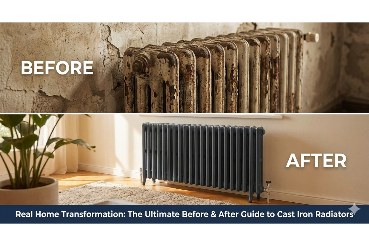 Real Home Transformation: The Ultimate Before &amp; After Guide to Cast Iron Radiators