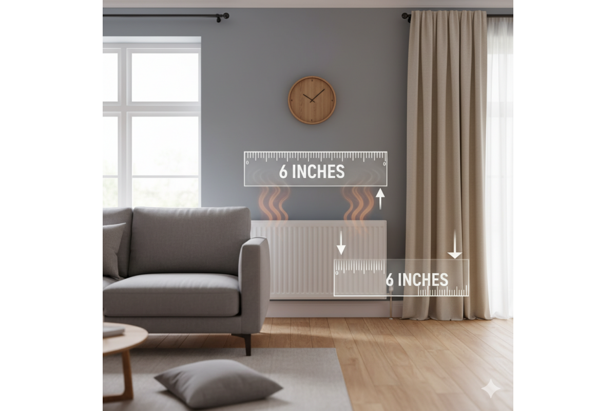 The 6-Inch Rule: Stop Wasting Energy by Fixing Your Radiator-Furniture Arrangement