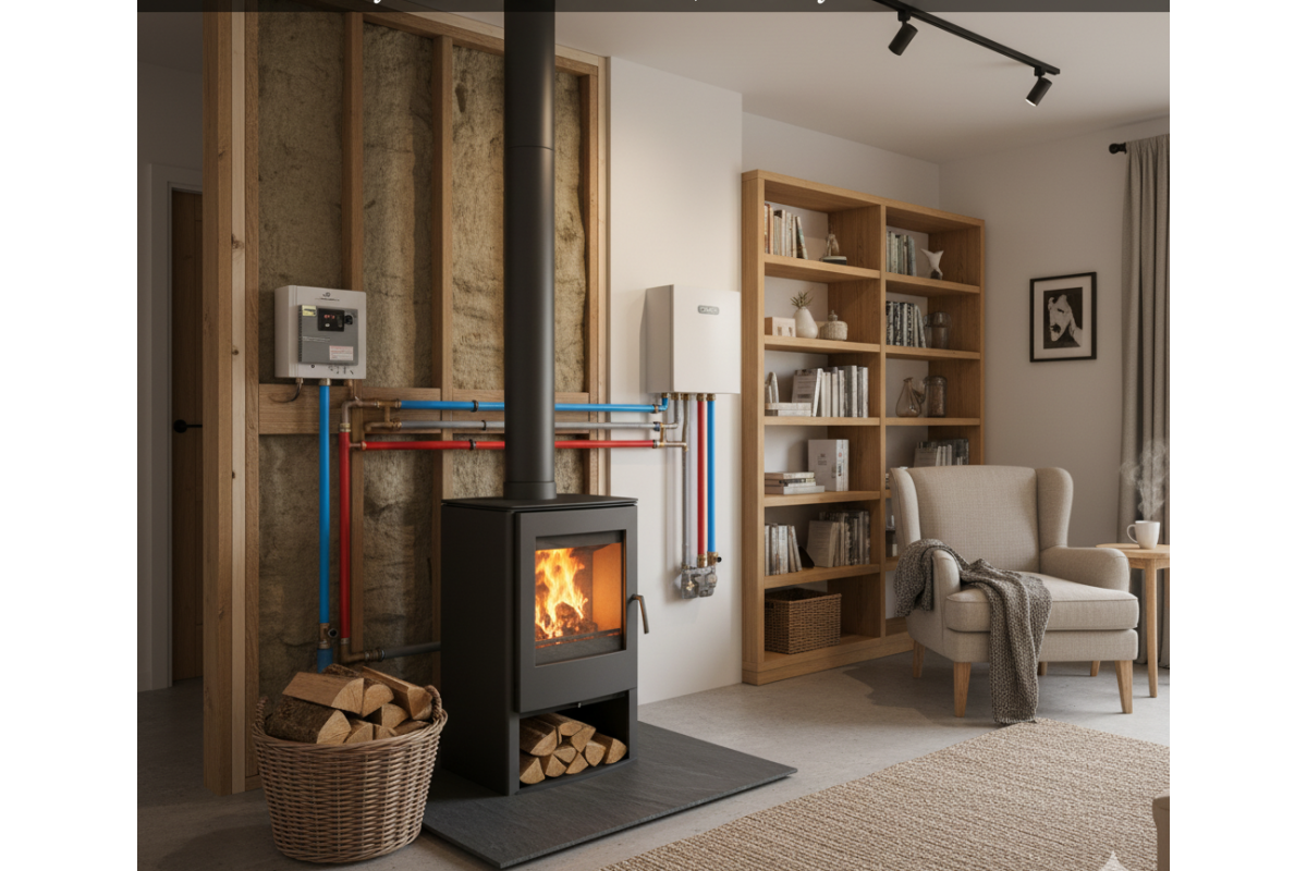 How to Connect a Wood Burner to Your Central Heating System for a Warmer, Cozier Home