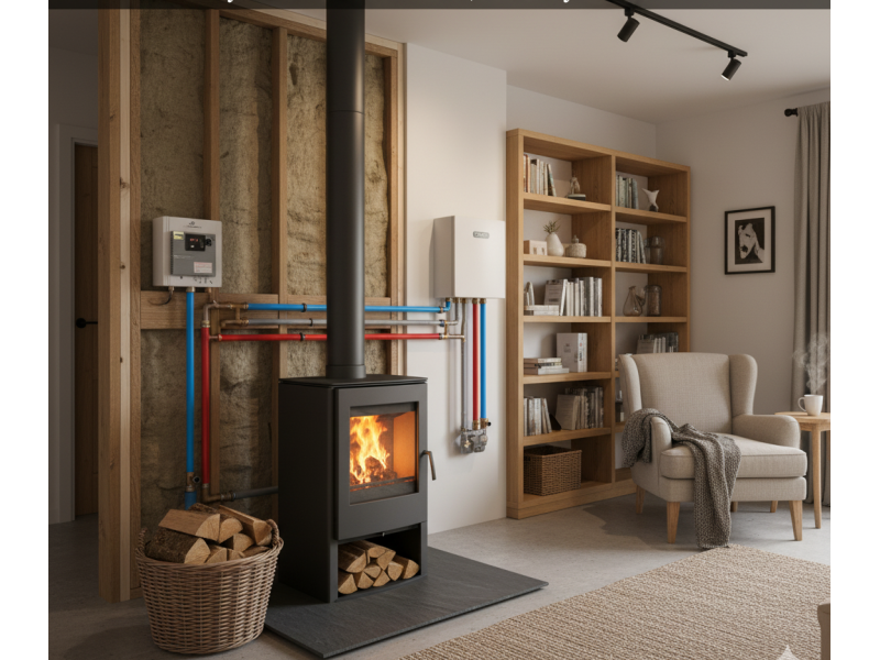 How to Connect a Wood Burner to Your Central Heating System for a Warmer, Cozier Home