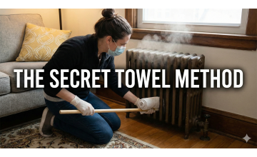How to Dust Your Radiator Quickly (The Secret Towel Method)