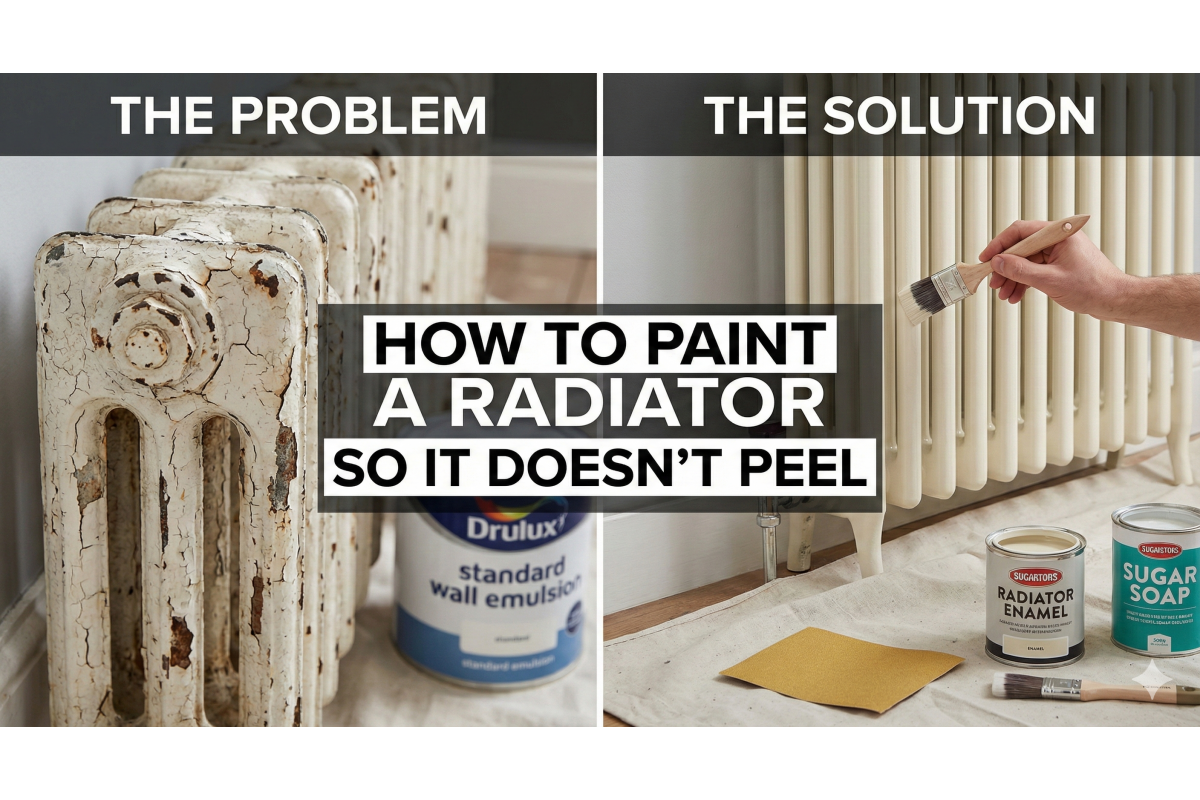 How to Paint an Old Radiator So It Doesn't Peel When the Heating Comes On