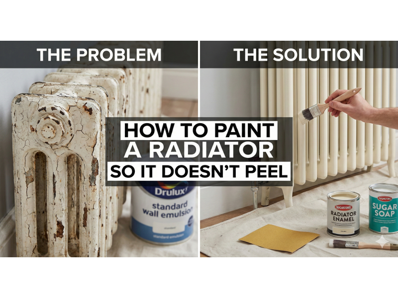How to Paint an Old Radiator So It Doesn't Peel When the Heating Comes On