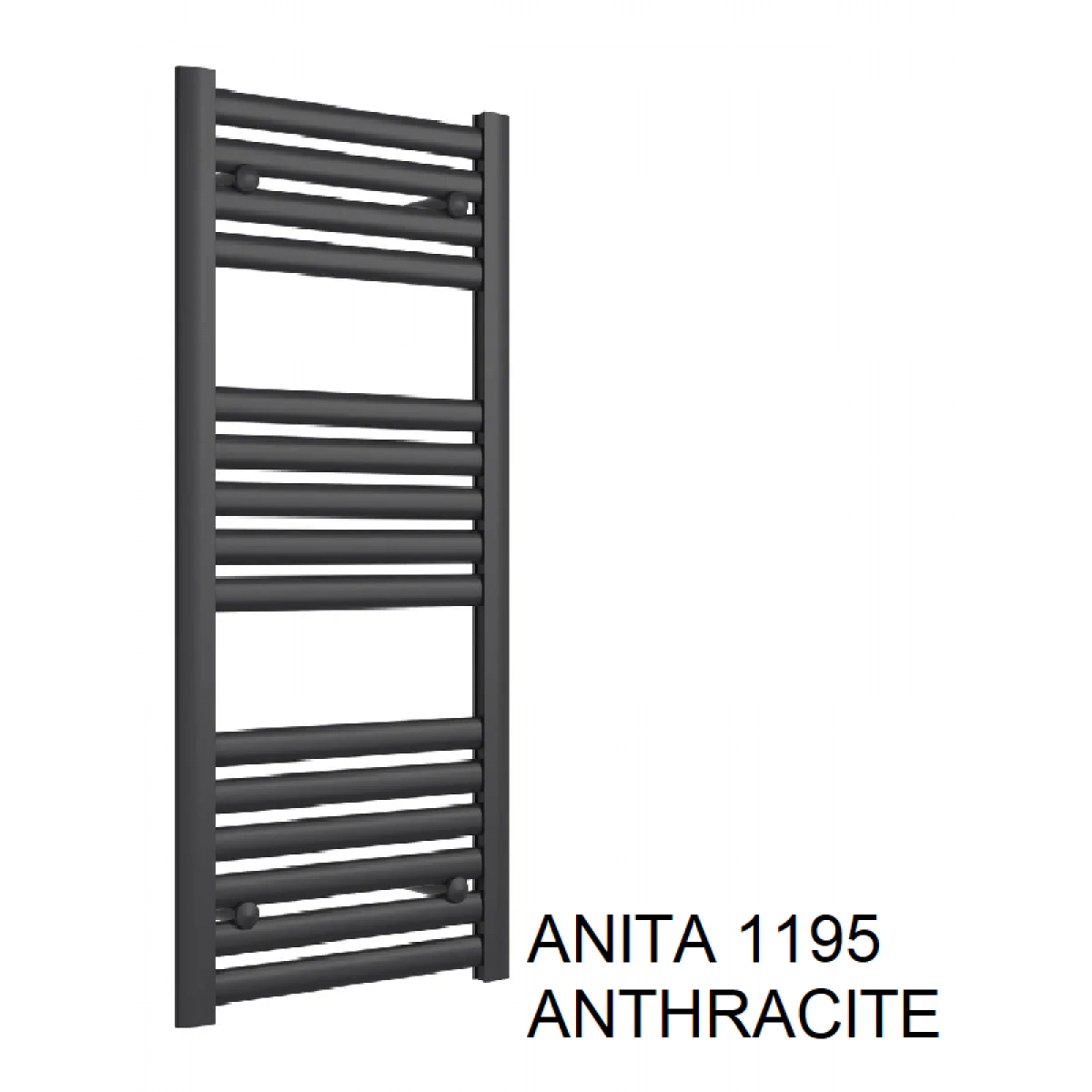 Anita Aluminium towel Rail 1195 x 530