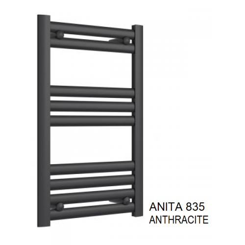 Anita Aluminium towel Rail 835 x 530 - Towel Rails