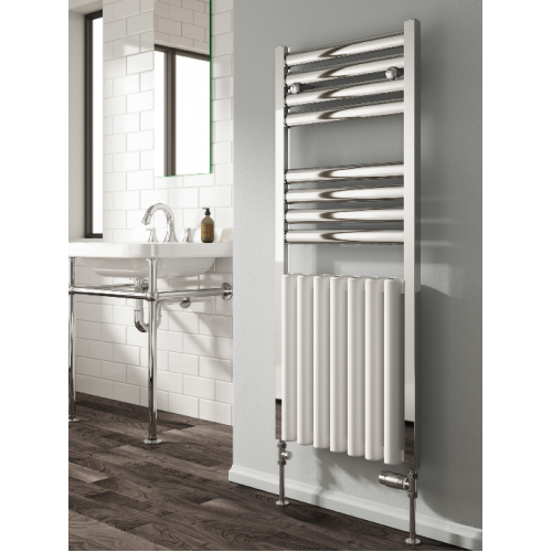 Burton Towel Radiator 485 x 1180 - The Burton