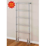 Cleves Dual Energy Floor Mounted Towel Rail - 1548 x 598