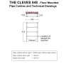 Cleves Dual Energy Floor Mounted Towel Rail - 848 x 598
