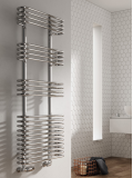 Reina Mirus Chrome Designer Towel Rail - 900 x 500mm