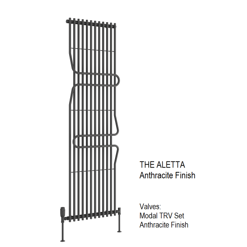 Aletta 1800 x 500 - Anthracite, White - The Aletta