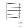 Aliano Towel Rail 500 x 500, Chrome