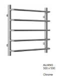 Aliano Towel Rail 500 x 500, Chrome