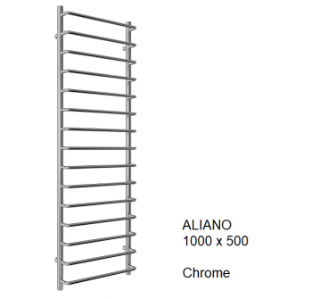 Aliano Towel Rail 1000 x 500, Chrome