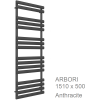 Arbori Towel Rail 1510 x 500, Anthracite & White
