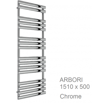 Arbori Towel Rail 1510 x 500mm, Chrome