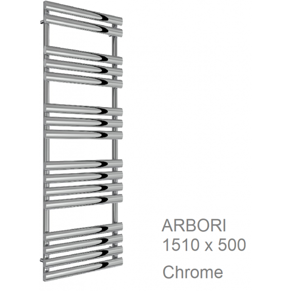 Arbori Towel Rail 1510 x 500mm, Chrome Arbori Towel Rail 1510 x 500mm, Chrome