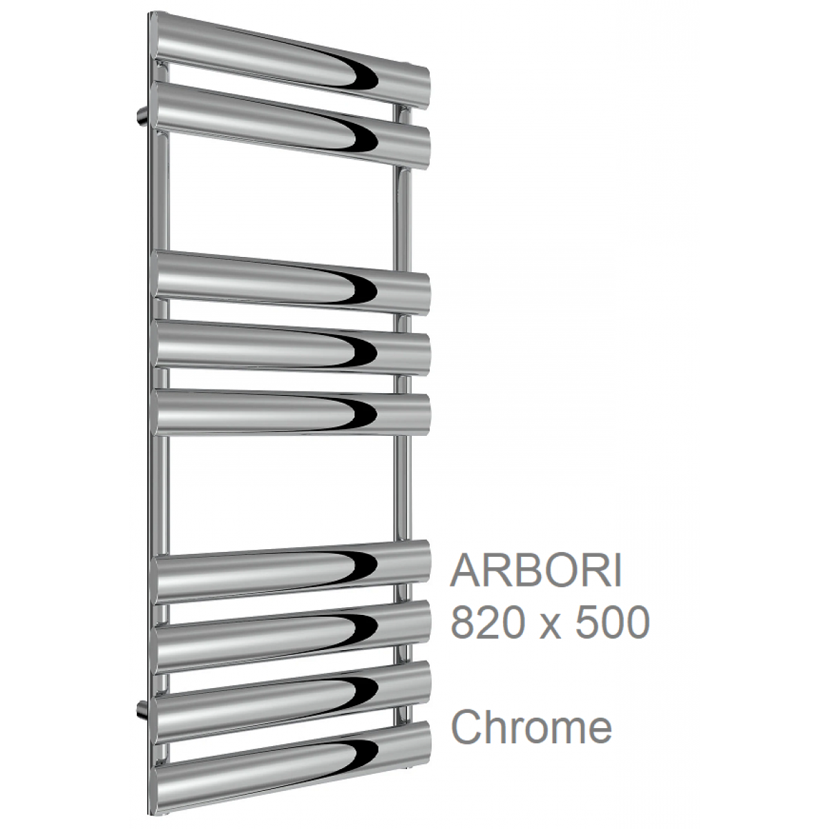 Arbori Towel Rail 1510 x 500mm, Chrome