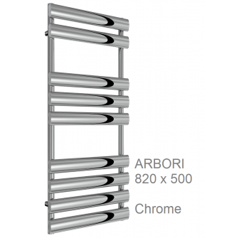 Arbori Towel Rail 820 x 500, Chrome