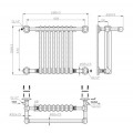 Camden Traditional Towel Radiator 508 x 770 Camden Traditional Towel Radiator 508 x 770