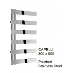 Capelli Stainless Steel Towel Rail 800 x 500