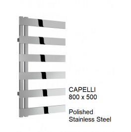 Capelli Stainless Steel Towel Rail 800 x 500