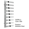 Capelli Stainless Steel Towel Rail 1525 x 500