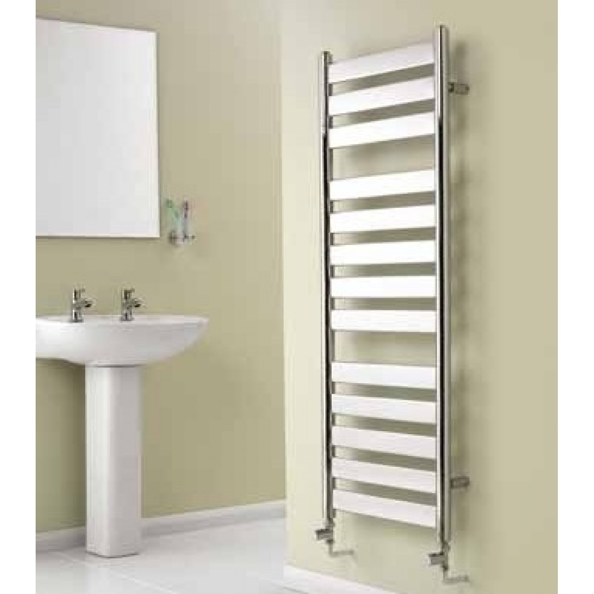 Carpi Towel Rail 800 x 400, Chrome