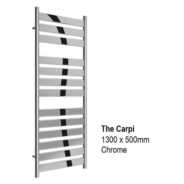 Carpi Towel Rail 1300 x 500, Chrome