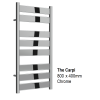 Carpi Towel Rail 800 x 400, Chrome