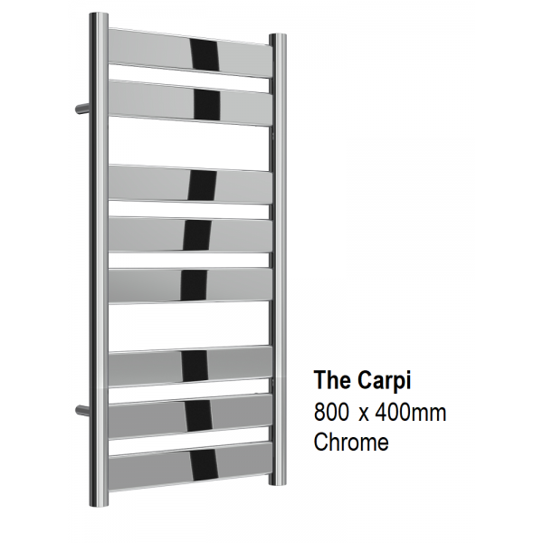 Carpi Towel Rail 800 x 400, Chrome