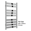 Carpi Towel Rail 950 x 500, Chrome