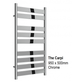 Carpi Towel Rail 950 x 500, Chrome