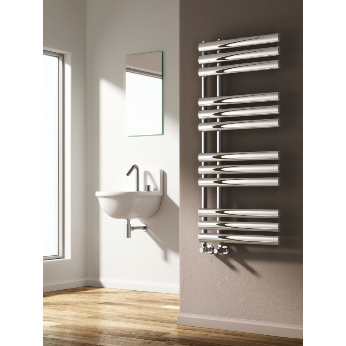 Chisa Towel Rail 820 x 500mm, Chrome