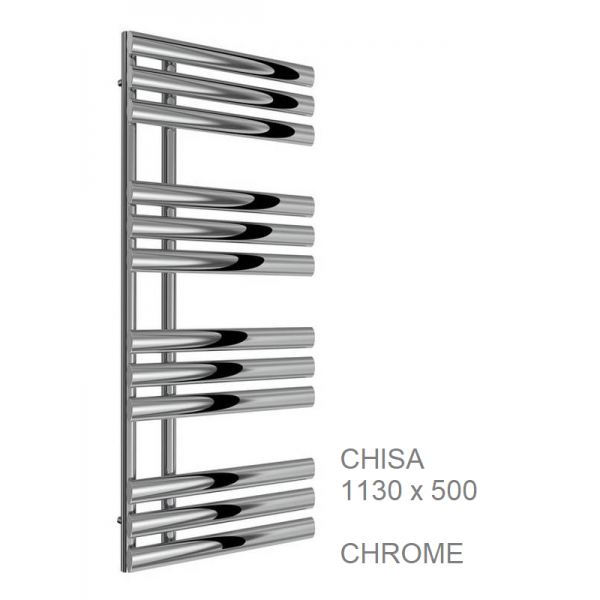 Chisa Towel Rail in 1130 x 500, Chrome Chisa Towel Rail in 1130 x 500, Chrome