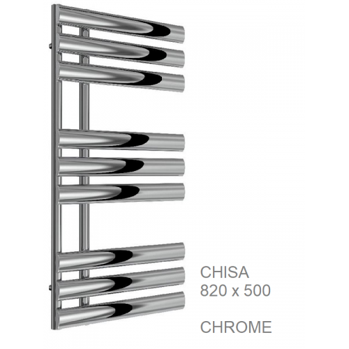 Chisa Towel Rail 820 x 500mm, Chrome - The Chisa