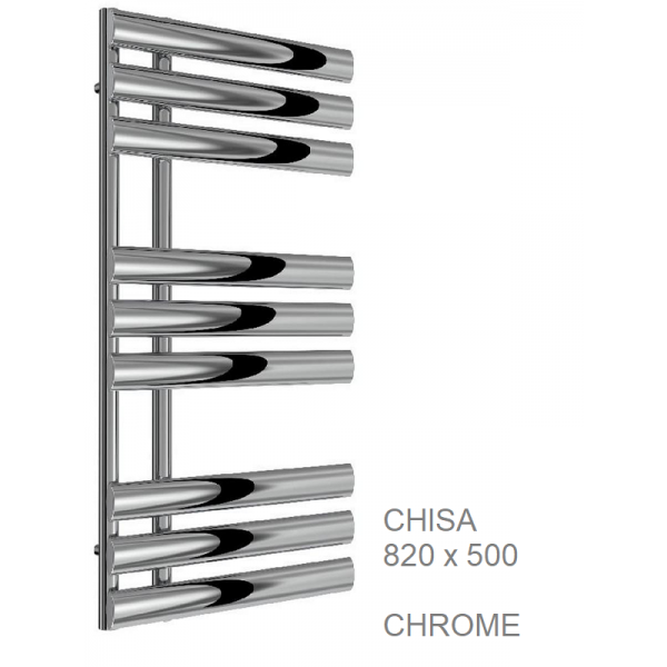 Chisa Towel Rail 820 x 500mm, Chrome Chisa Towel Rail 820 x 500mm, Chrome